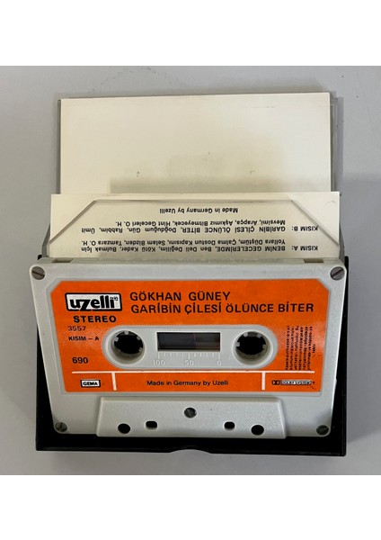 Gökhan Güney Garibin Çilesi Ölünce Biter Kaset (Orijinal Uzelli 690 Alman Baskı Baskı Kaset) fiyatları