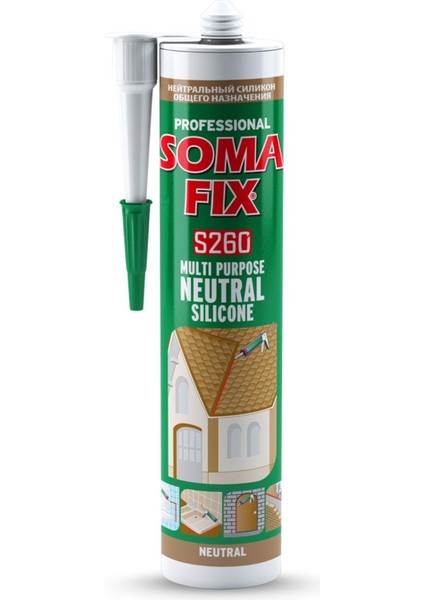 Somafıx Notr Sılıkonu Seffaf 280ML