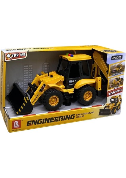 Sürtmeli Sesli ve Işıklı Buldozer Kepçe Oyuncak Iş Makinesi fiyatları