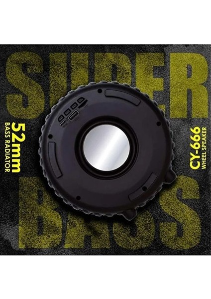 Jant Tasarımlı Rgb LED Bluetooth Hoparlör – Güçlü Ses, Kablosuz, Taşınabilir, Şık ve Spor Tasarım fırsatları