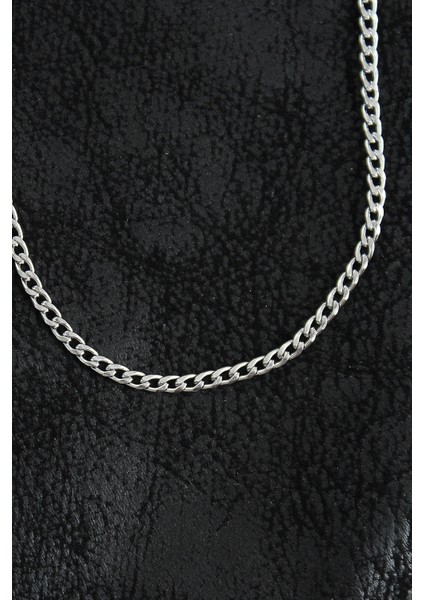 316L Çelik İnce Klasik Zincir Model Gümüş Renk Erkek Kolye fiyatları