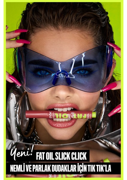 fat Oil Slick Click Parlatıcı Dudak Balmı - 19 Caption This & Suede Matte Lip Liner Tea & Cookies Orijinal Boy Ürün Hediyeli Makyaj Seti modelleri