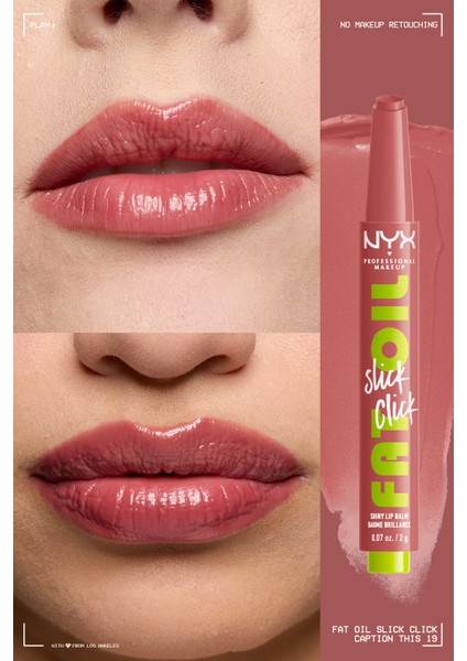 fat Oil Slick Click Parlatıcı Dudak Balmı - 19 Caption This & Suede Matte Lip Liner Tea & Cookies Orijinal Boy Ürün Hediyeli Makyaj Seti fırsatları