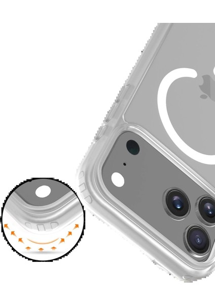 Bfs Apple iPhone 17 Pro Max Jota Magsafe Kapak - Şeffaf fiyatları