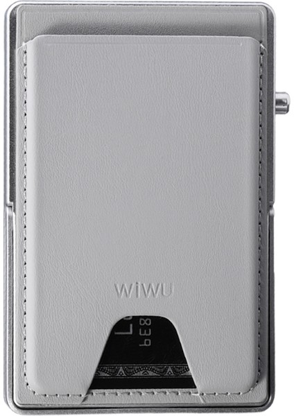 MW-006 Tasarımlı 6 Hazneli Pu Magnetik Standlı Kartlık Gri