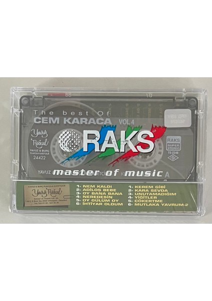 Cem Karaca Volume 4 The Best Of Cem Karaca Kaset (Jelatinli Sıfır Orijinal Dönem Baskı Kaset) fiyatları