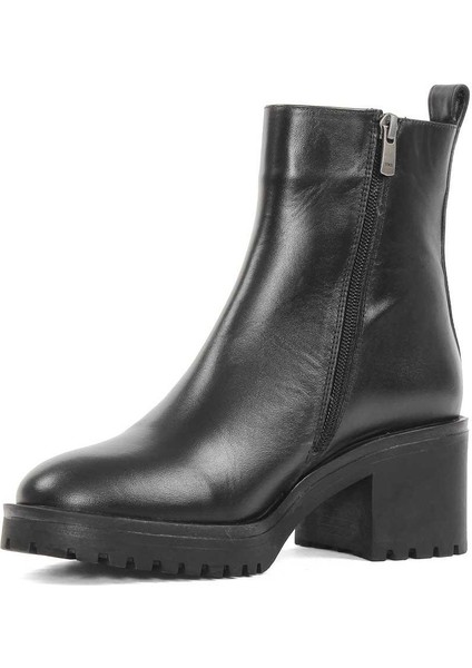 Kadın Siyah Fermuarlı Deri Bot fırsatları
