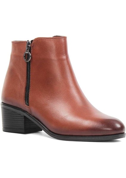 Kadın Taba Fermuarlı Deri Bot fırsatları