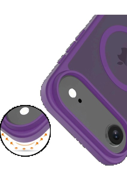 Bfs Apple iPhone 17 Air Jota Magsafe Kapak - Derin Mor modelleri