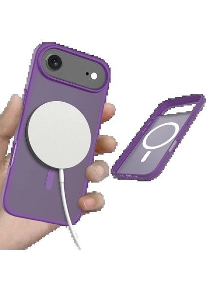 Bfs Apple iPhone 17 Air Jota Magsafe Kapak - Derin Mor fırsatları