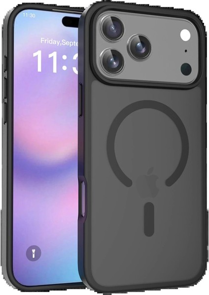 Bfs Apple iPhone 17 Pro Max Jota Magsafe Kapak - Siyah