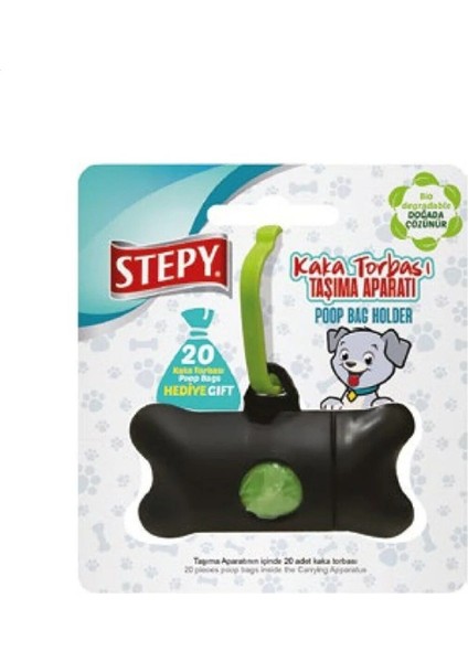 Tasmalı Köpek Kaka Torbası Taşıma Aparatı 20 Torba x 4 Adet fiyatları