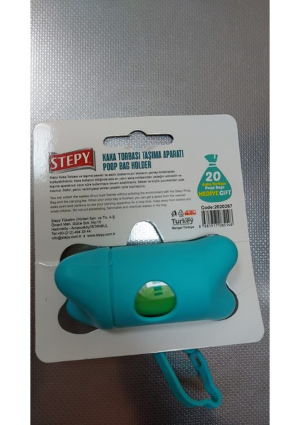 Tasmalı Köpek Kaka Torbası Taşıma Aparatı 20 Torba x 4 Adet modelleri