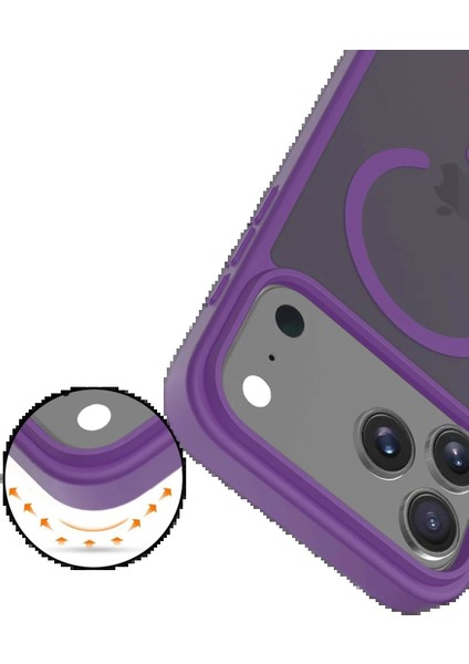 Bfs Apple iPhone 17 Pro Max Jota Magsafe Kapak - Derin Mor fırsatları