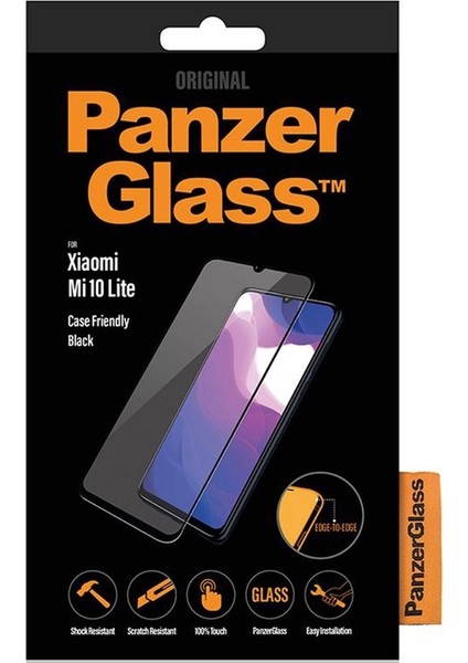 Panzerglass™ Case Friendly Ekran Koruyucu (Xiaomi Mi 10 Lite - Siyah Çerçeve) fiyatları