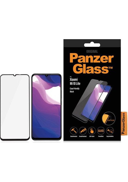 Panzerglass™ Case Friendly Ekran Koruyucu (Xiaomi Mi 10 Lite - Siyah Çerçeve) modelleri