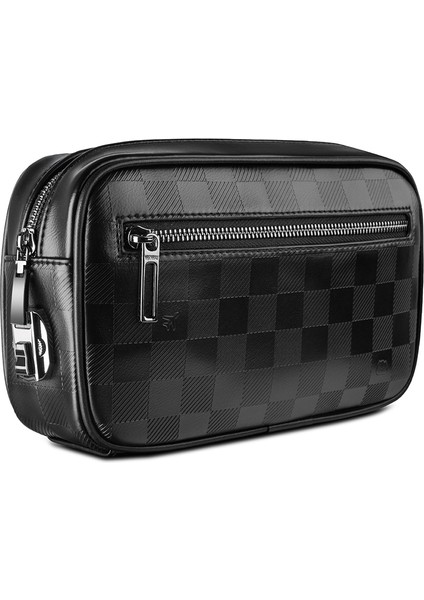 Phantom Serisi Numerik Kilitli Yandan Fermuarlı Taşınabilir Mobil Aksesuar Çantası Siyah fiyatları