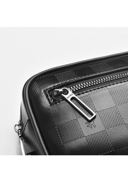 Phantom Serisi Numerik Kilitli Yandan Fermuarlı Taşınabilir Mobil Aksesuar Çantası Siyah fırsatları