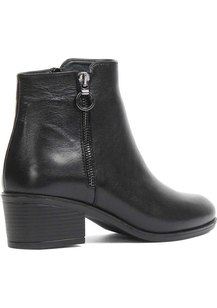 Kadın Siyah Fermuarlı Deri Bot fırsatları
