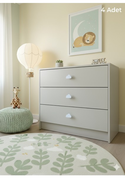 Bulut Mobilya Kulpu 4 Adet