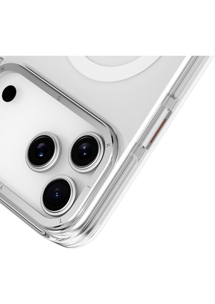 iPhone 17 Pro Uyumlu Kılıf M-Safe Şarj Özellikli Şeffaf Youngkit Crystal Shield Serisi Kapak Şeffaf fırsatları