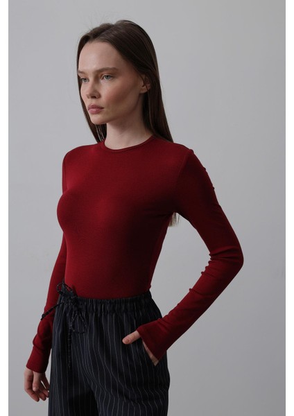 Uzun Kollu Bisiklet Yaka Badi/atlet modelleri