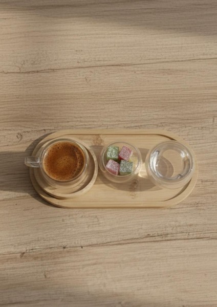 Cam Türk Kahvesi Fincan Seti - 6 Kişilik Kahve Fincan Takımı, 30 Parça, 70ML fırsatları