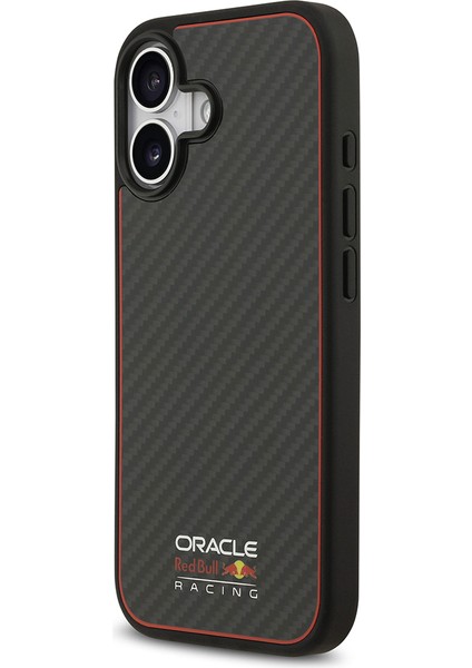 iPhone 17 Kılıf Redbull Lisanslı M-Safeli Karbon Fiber Parlayan Logolu Kevlar Kapak Siyah fiyatları