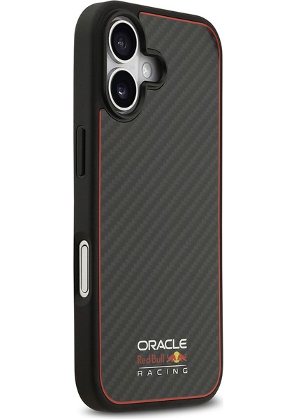 iPhone 17 Kılıf Redbull Lisanslı M-Safeli Karbon Fiber Parlayan Logolu Kevlar Kapak Siyah fırsatları
