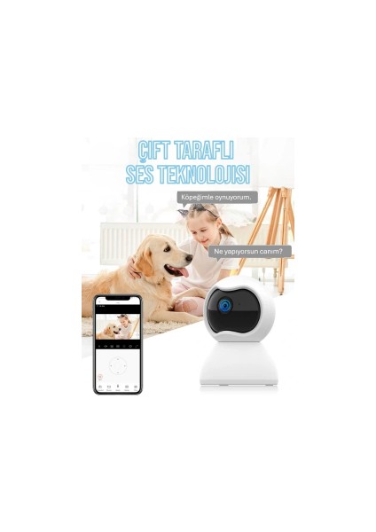 Çift Taraflı Ses Özellikli Wi-Fi Kamera fiyatları