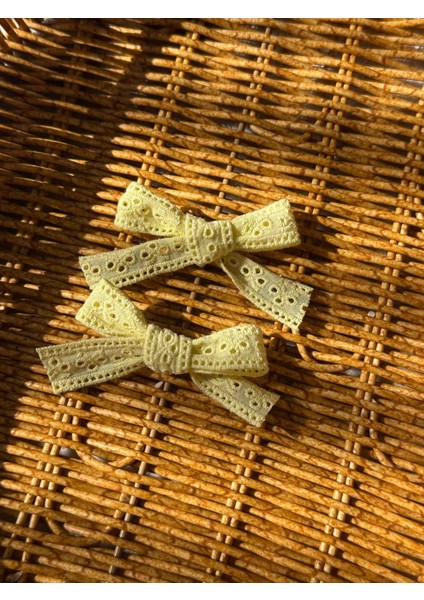 Kız Çocuk Ikili Fiyonk Toka Sarı fiyatları