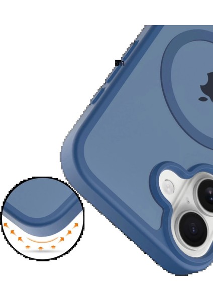 Bfs Apple iPhone 17 Jota Magsafe Kapak - Lacivert modelleri