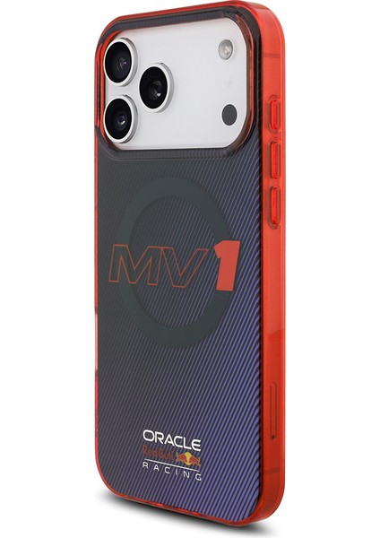 iPhone 17 Pro Max Kılıf Redbull Lisanslı M-Safeli Çift Katmanlı Çizgi Desen Sert Pc Mv Kapak Laciver fiyatları