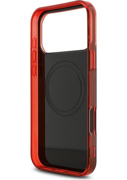 iPhone 17 Pro Max Kılıf Redbull Lisanslı M-Safeli Çift Katmanlı Çizgi Desen Sert Pc Mv Kapak Laciver