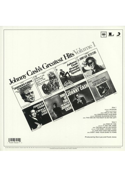 Johnny Cash - Greatest Hıts, Volume 1 - 1 Plak fiyatları