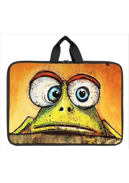 Askılı, Fermuarlı 35X50 Resim Çantası Su Geçirmez Ketenli Kumaş 35X50 Proje Çantası Oskar