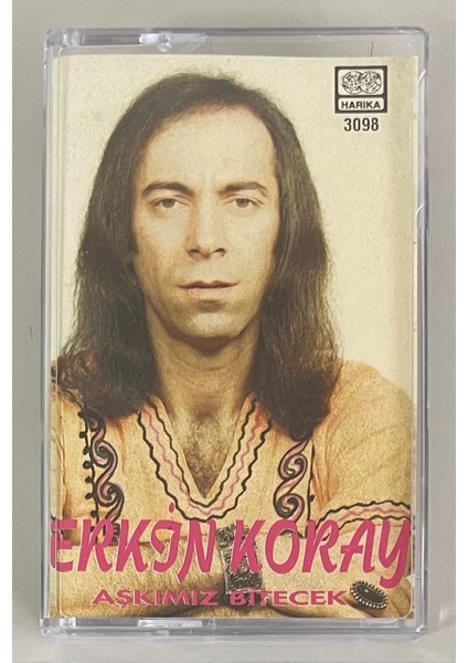Erkin Koray Aşkımız Bitecek Kaset (Orijinal Dönem Baskı Kaset)