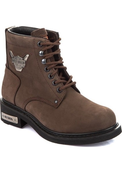 Gibson Erkek Bot Dark Brown - Crazy Deri