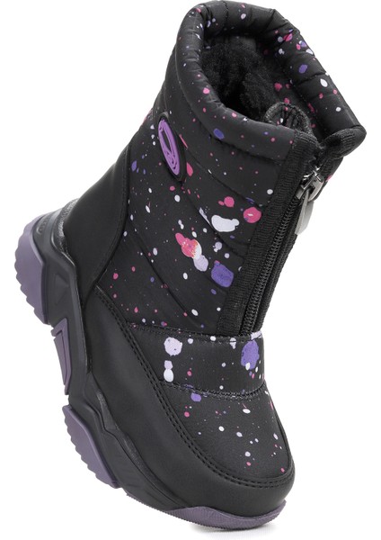 Mars Fermuarlı Kız Çocuk Kar Botu