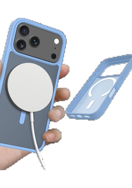 Bfs Apple iPhone 17 Pro Max Jota Magsafe Kapak - Açık Mavi fırsatları