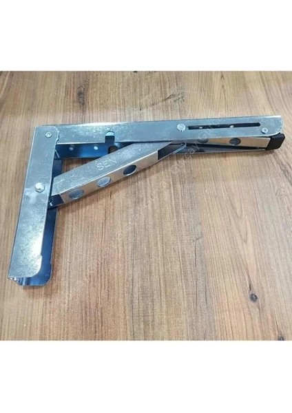 Mandallı Katlanabilir Masa Konsolu 1 Çift Çinko 40CM