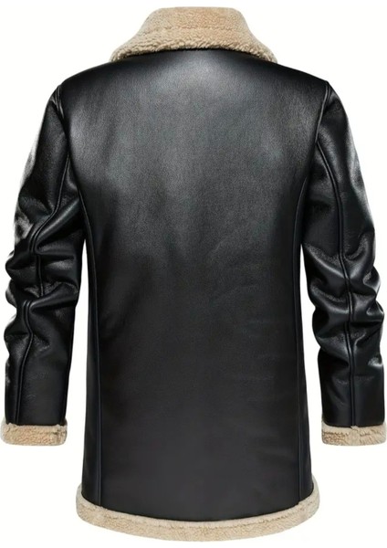 Dış Dikiş Yerleri ve Içi Kürklü Hakiki Deri Uzun Kaban Kışlık Erkek fiyatları