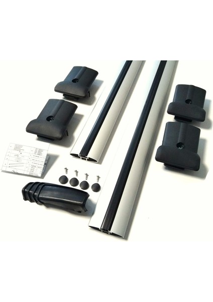 Kia Ceed Sportswagon Ed (2007-2012) Için Tavan Barı , Araca Özel Portbagaj Taşıma Barları - 2li Bar - Gri