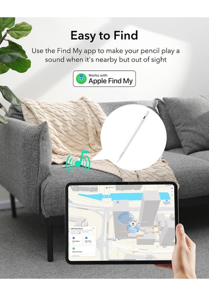 Geo Apple iPad Find My Özellikli Type-C Şarj Girişli Dijital Dokunmatik Kalem modelleri
