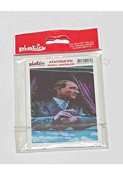 Atatürk Resimleri Renkli Stıcker (16 Adet)