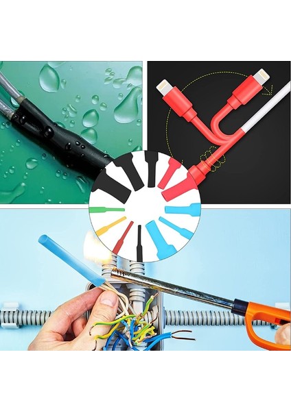 560 Parça Set Isıyla Daralan Makaron Kablo Koruyucu Kılıf (4741) fiyatları