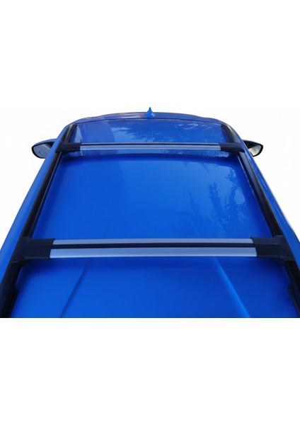 Volvo V50 Wagon (2004-2012) Için Tavan Barı , Araca Özel Portbagaj Taşıma Barları - 2li Bar - Gri modelleri