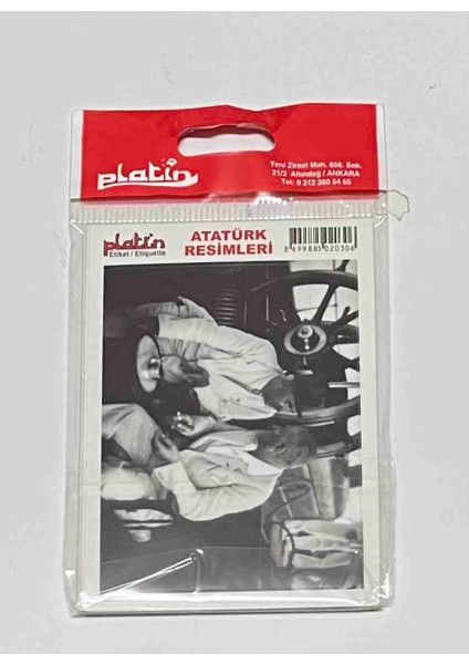 Atatürk Resimleri Stıcker (16 Adet)