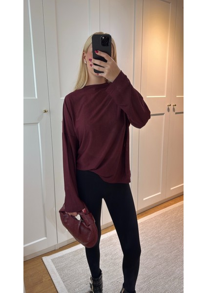 Bordo Transparan Bluz fiyatları