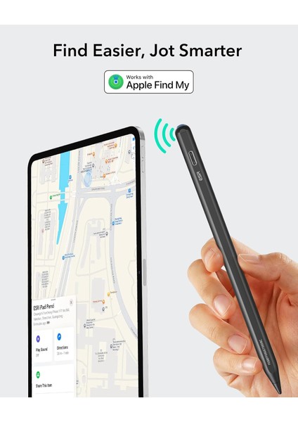 Geo Apple iPad Find My Özellikli Type-C Şarj Girişli Dijital Dokunmatik Kalem fiyatları